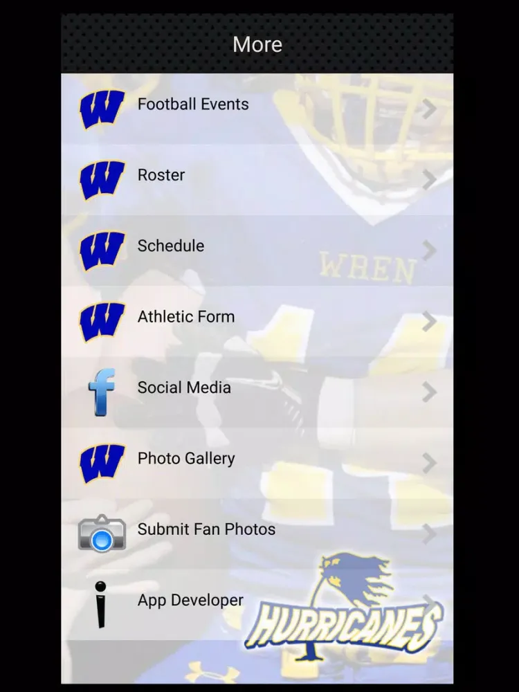 Hurricane Football. iPad 应用截图