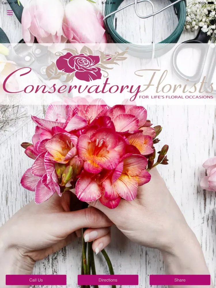 Screenshot di Conservatory Florists iPad 