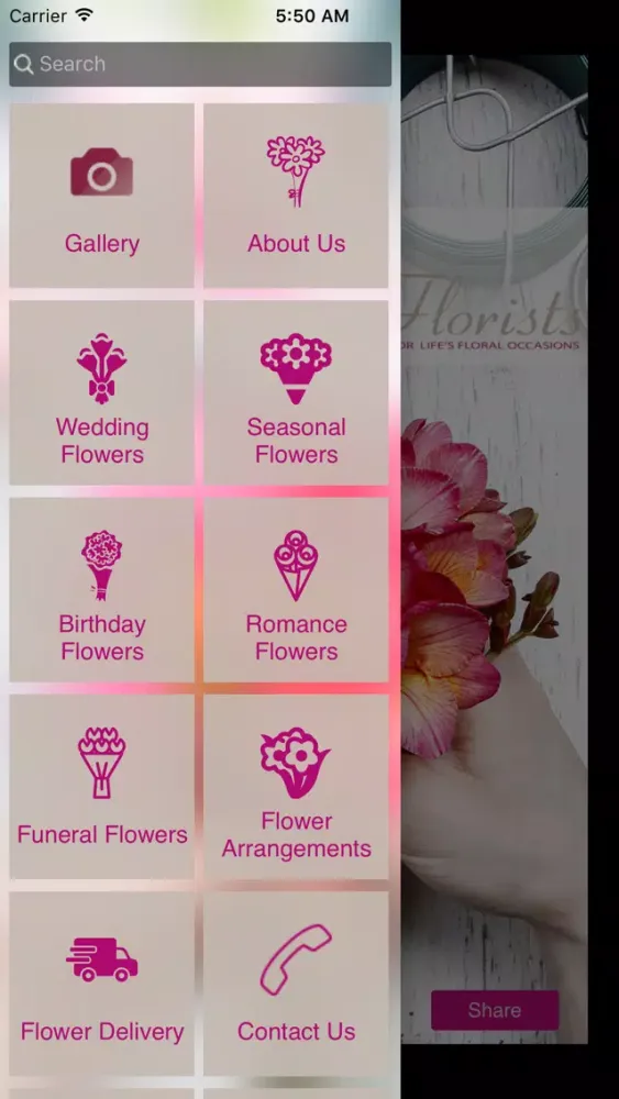 Screenshot di Conservatory Florists