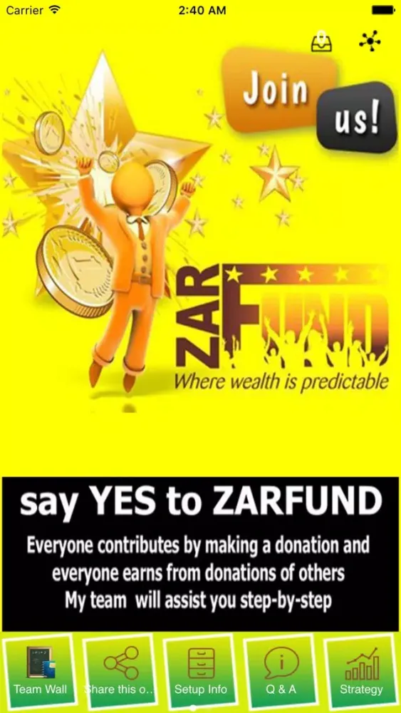 ZARFund App应用截图