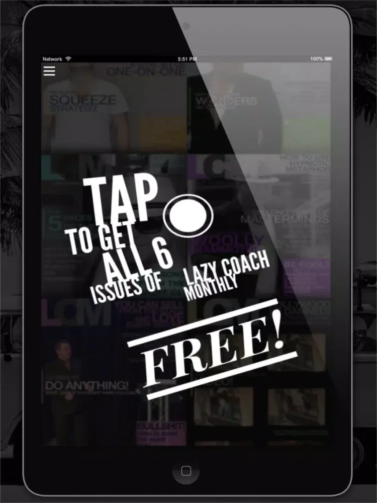 Capturas de pantalla de Lazy Coach iPad 