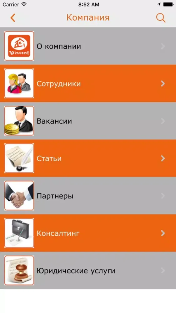 Винсент Недвижимость г. Сочи Screenshots