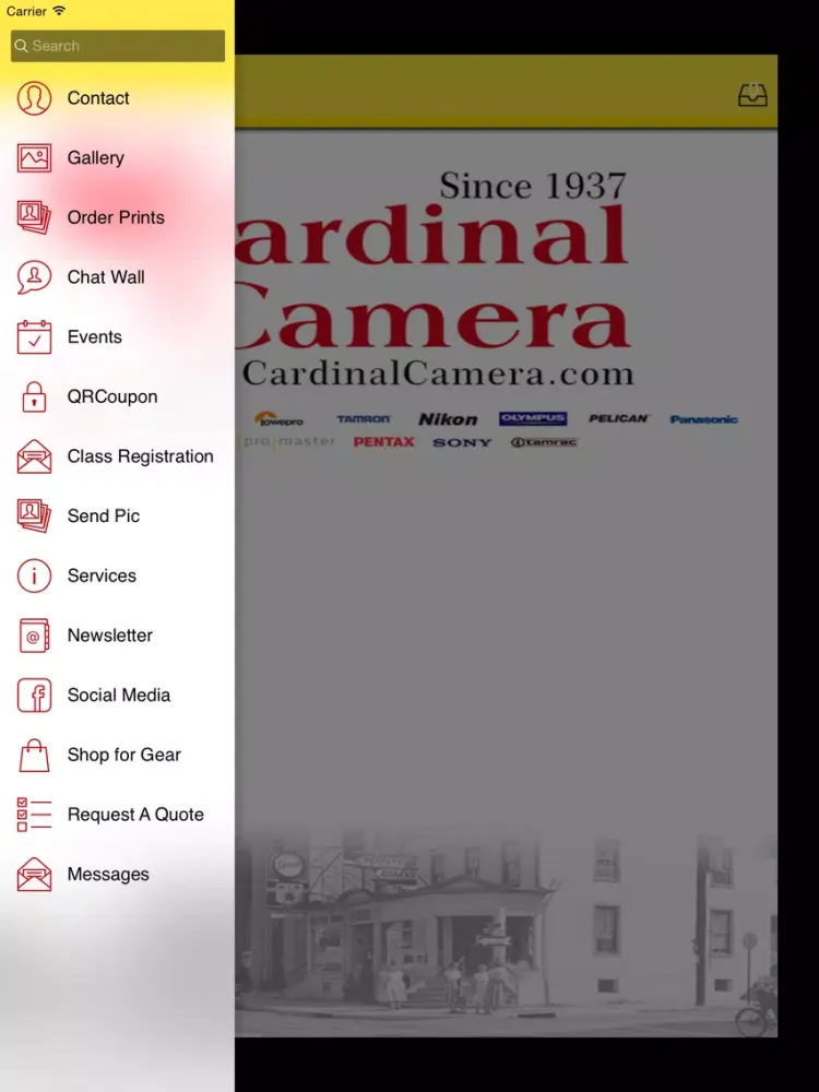 Cardinal Camera - Since 1937 iPad  স্ক্রিনশট