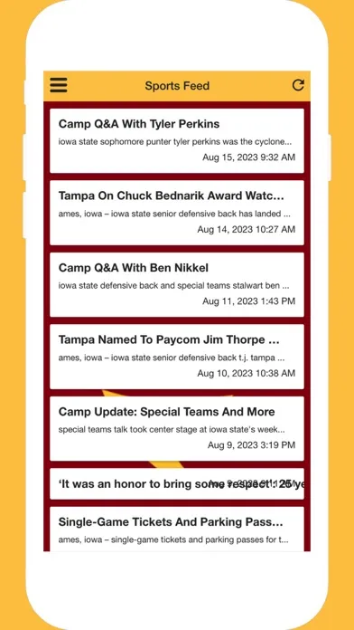 Capturas de tela do Cyclone Fanatic, The App