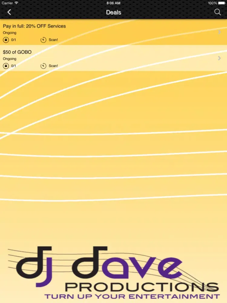 DJ Dave Productions iPad 应用截图