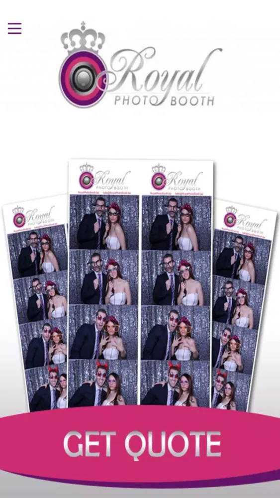 Zrzuty ekranu Royal Photo Booth