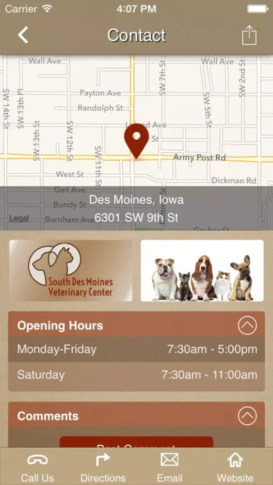 Capturas de pantalla de South Des Moines Vet Center