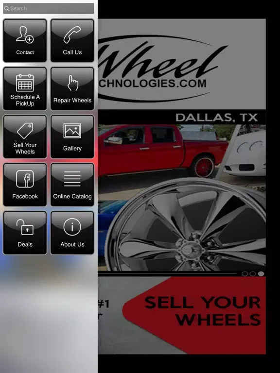 Zrzuty ekranu Wheel Technologies iPad 