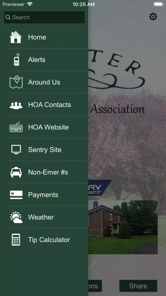 Exeter HOA Screenshots