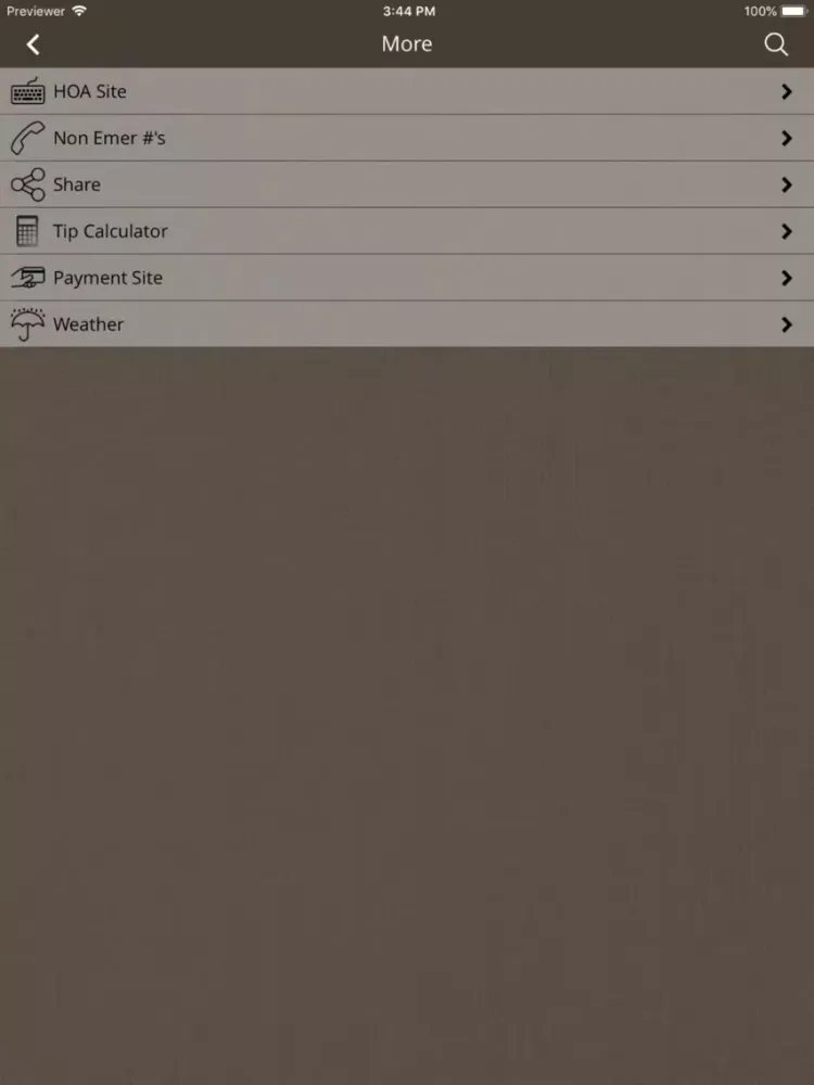 Zrzuty ekranu Sheldon Hills HOA iPad 