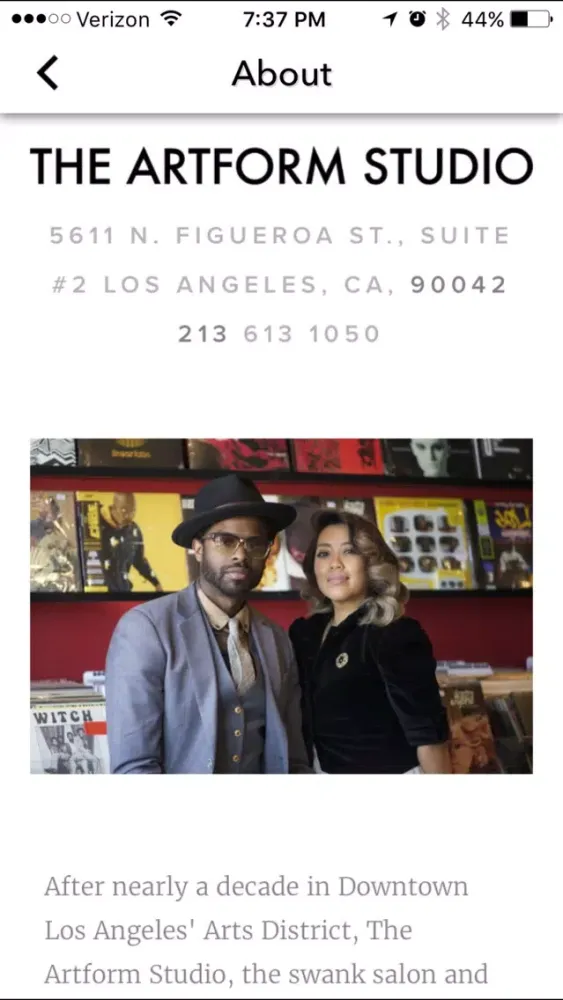 The Artform Studio سکرین شاٹس