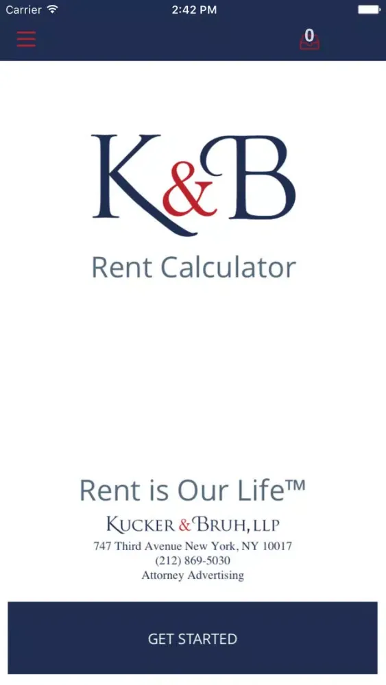 Kucker & Bruh Rent Calculator应用截图