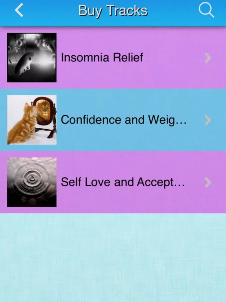 Hypnotherapy App by Davette iPad  Screenshots