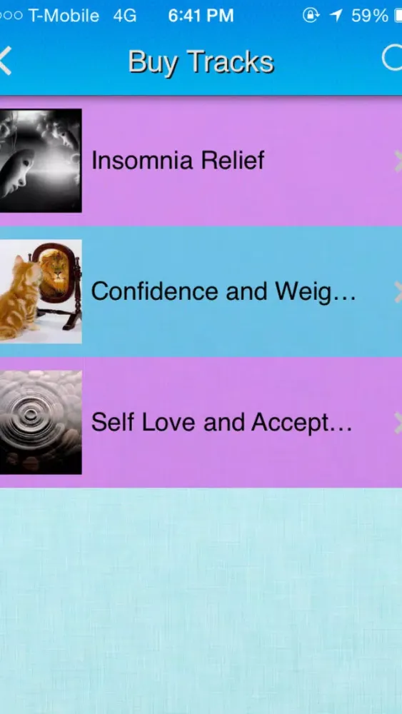Hypnotherapy App by Davette Screenshots