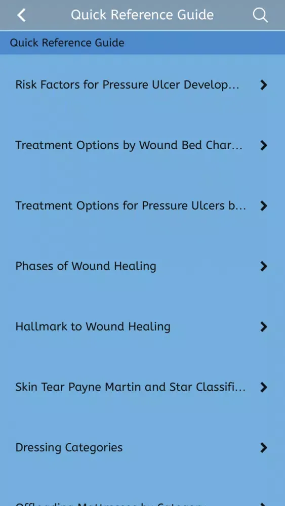 Ảnh chụp màn hình của The Wound Atlas Pro
