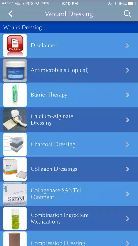 Ảnh chụp màn hình của The Wound Atlas Pro