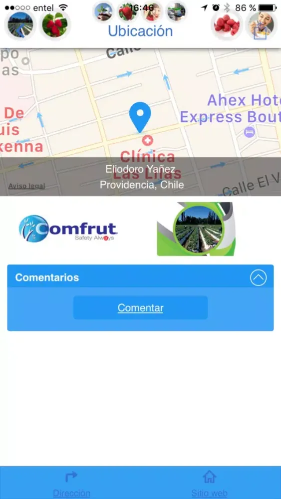 Скриншоты Comfrut