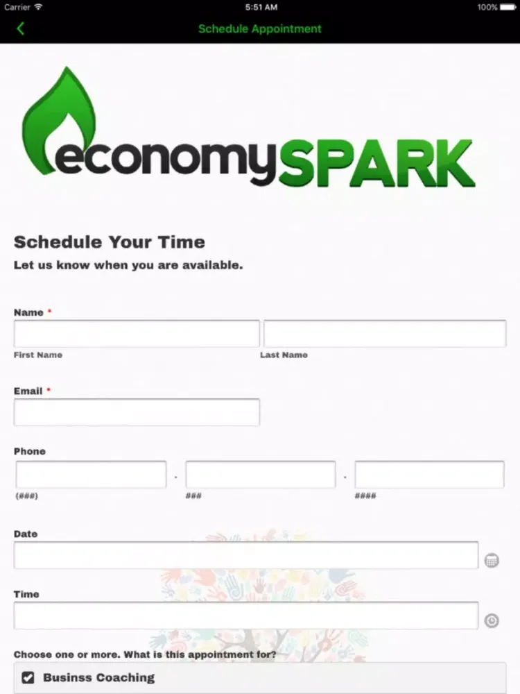 Zrzuty ekranu Economy Spark iPad 