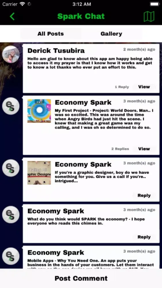 Zrzuty ekranu Economy Spark