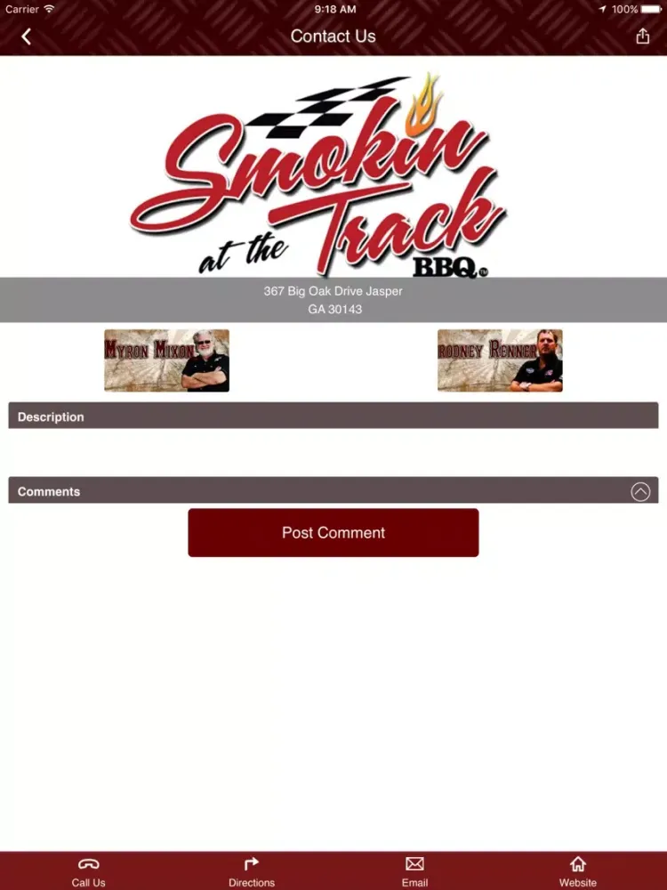 تصاویر Smokin' at the Track BBQ iPad 