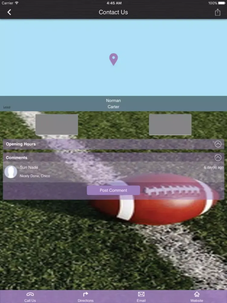 Capturas de pantalla de Women's Flag Football Network iPad 