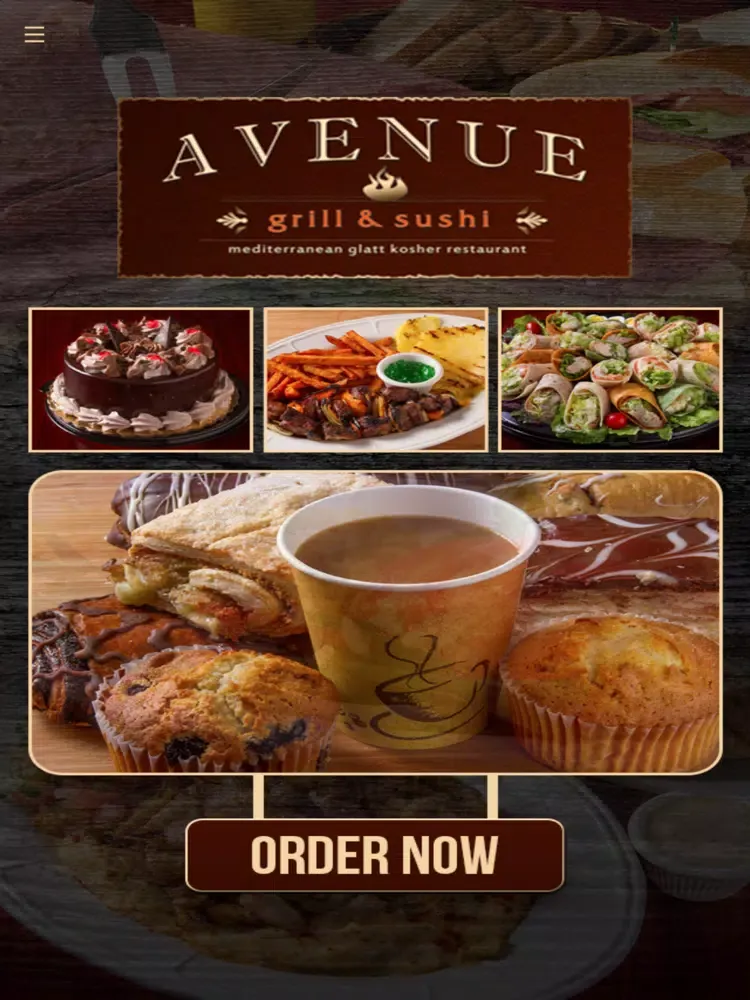 Avenue Grill & Sushi -- NJ Kosher iPad 應用截圖