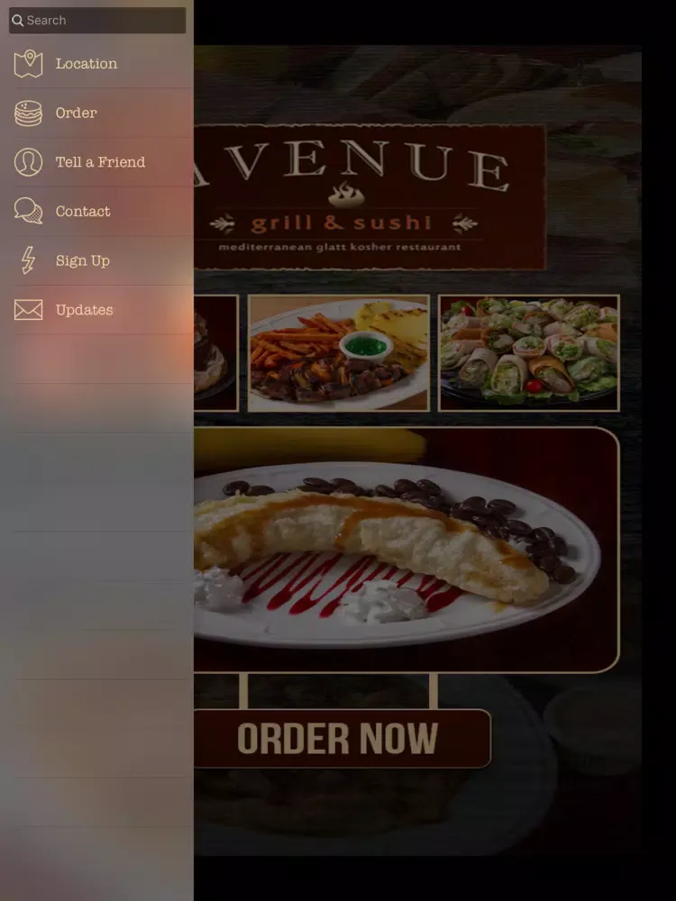 Avenue Grill & Sushi -- NJ Kosher iPad 應用截圖