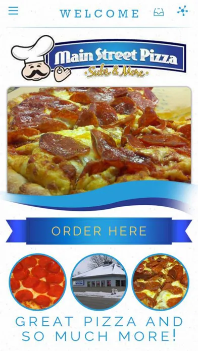 Capturas de pantalla de Main Street Pizza - Pizza, Subs & more - Location in Gladstone & Iron Mountain Michigan