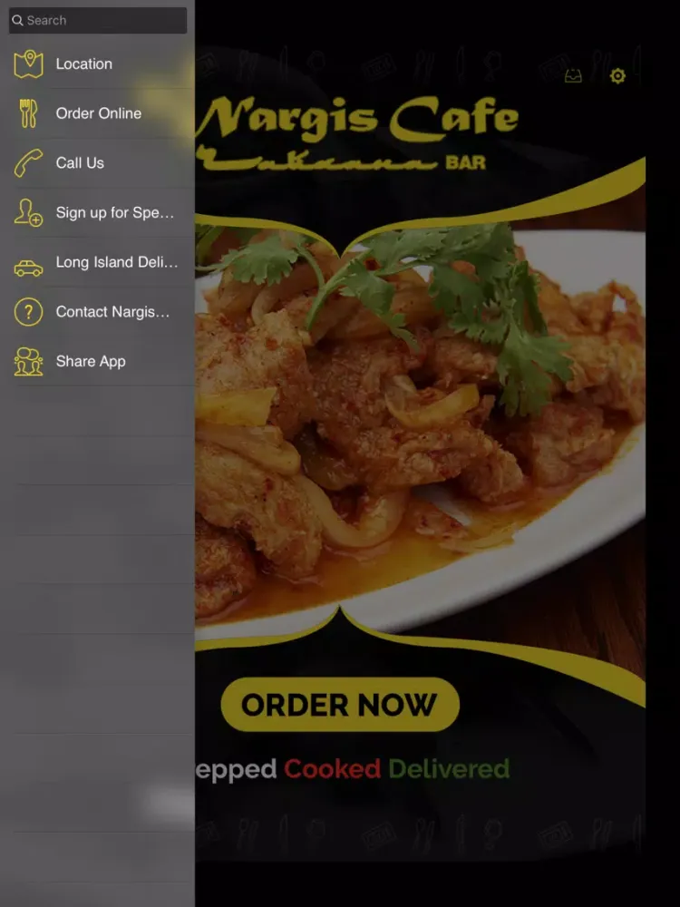 Screenshot di Nargis Cafe iPad 