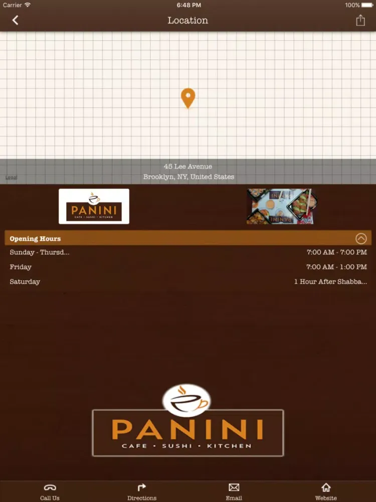 Panini La Cafe - Kosher Dairy Restaurant iPad  স্ক্রিনশট