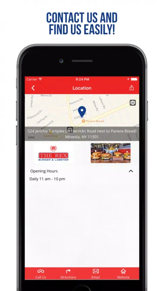 The Rex Burger & Lobster سکرین شاٹس