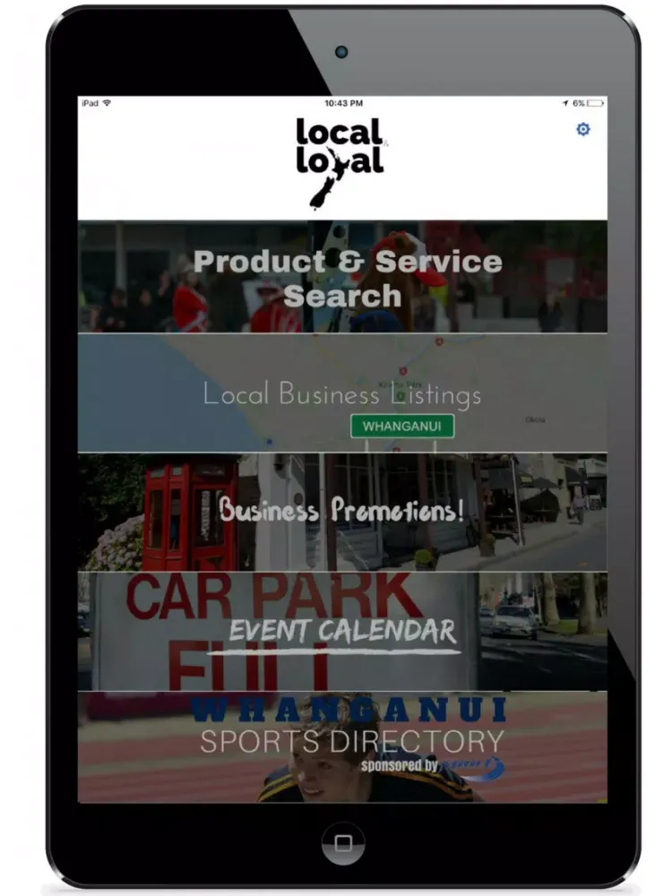 Capturas de pantalla de Local and Loyal Whanganui iPad 