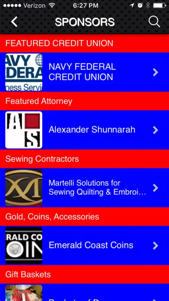 Captures d'écran de MilitaryAppreciationApp
