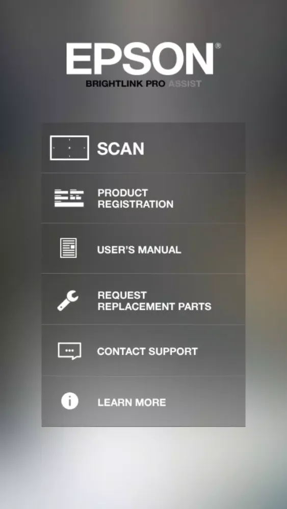 Epson BrightLink Pro Assist سکرین شاٹس