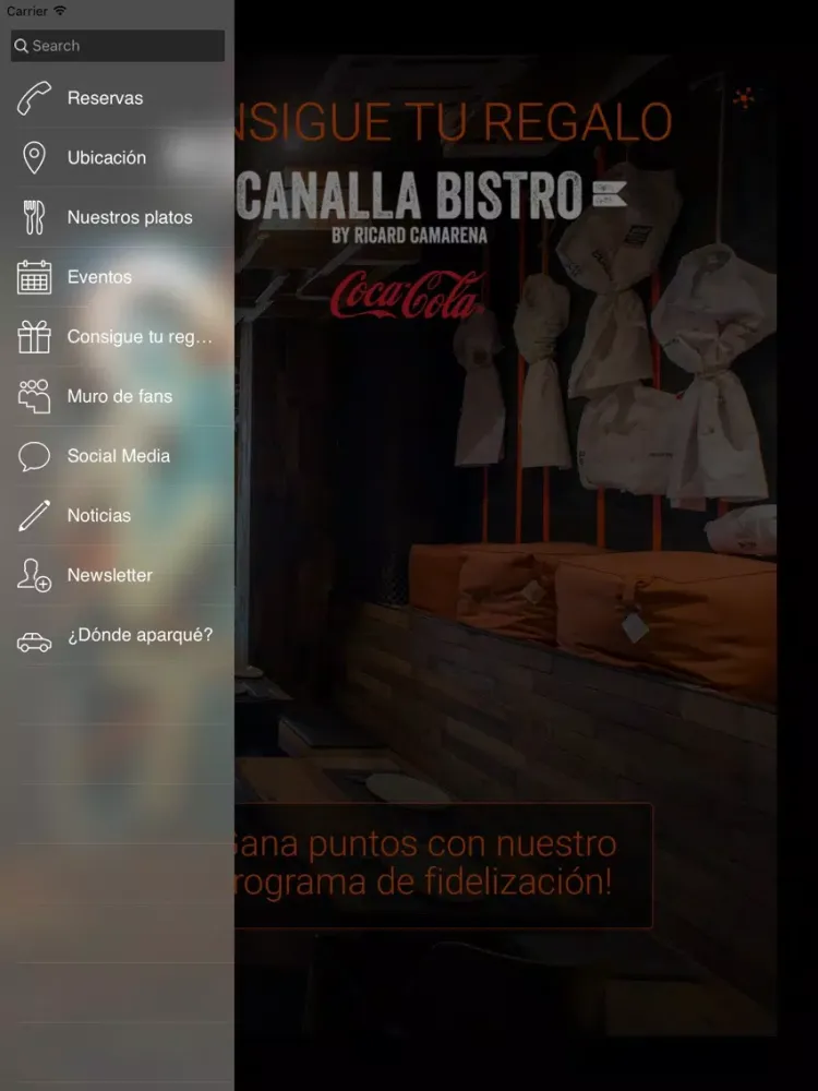 Captures d'écran de Canalla Bistro iPad 