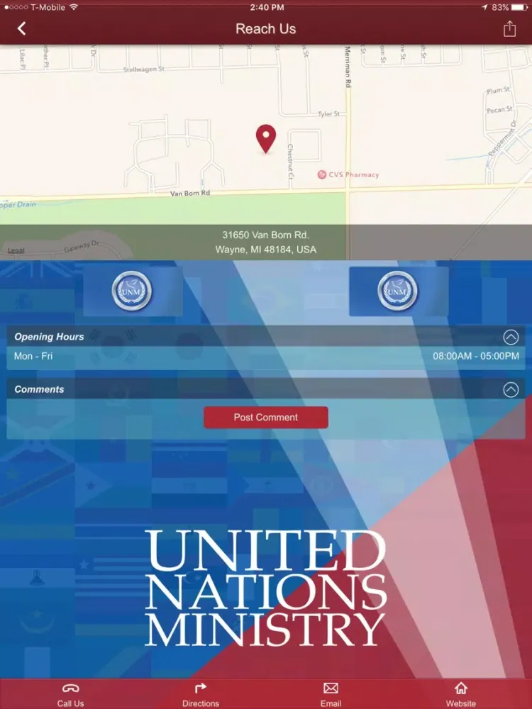 United Nations Ministry iPad  Screenshots