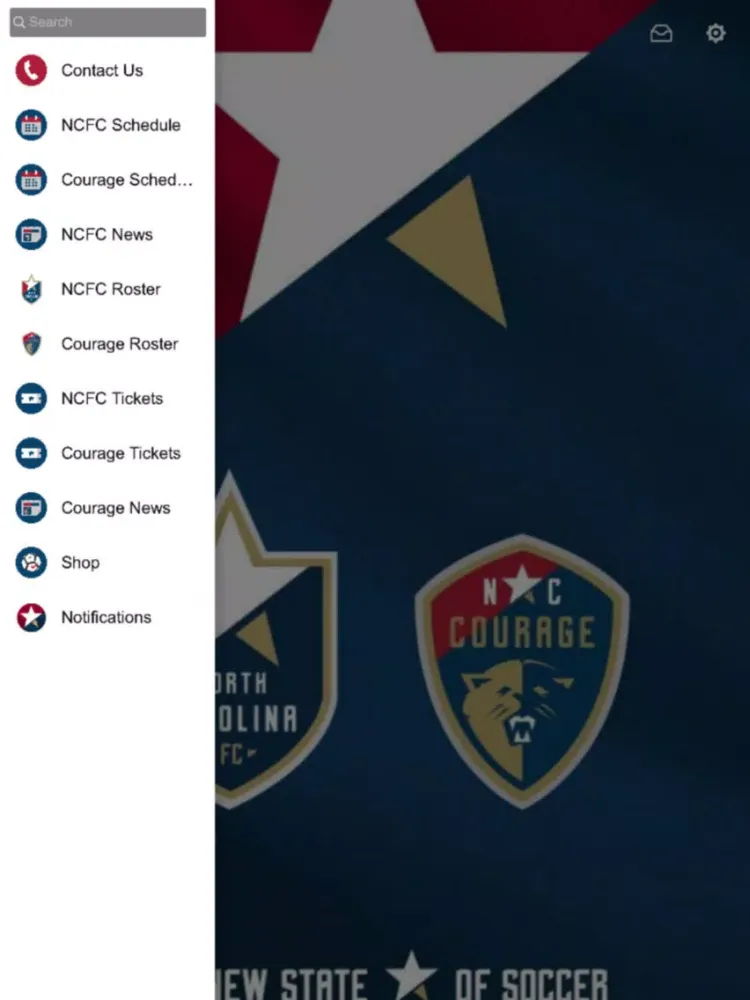 North Carolina FC/Courage iPad  স্ক্রিনশট