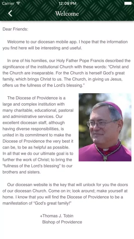 Скриншоты Diocese of Providence