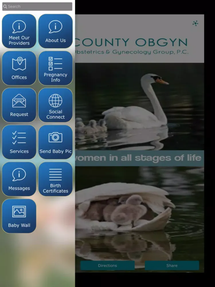 County OB iPad  Screenshots