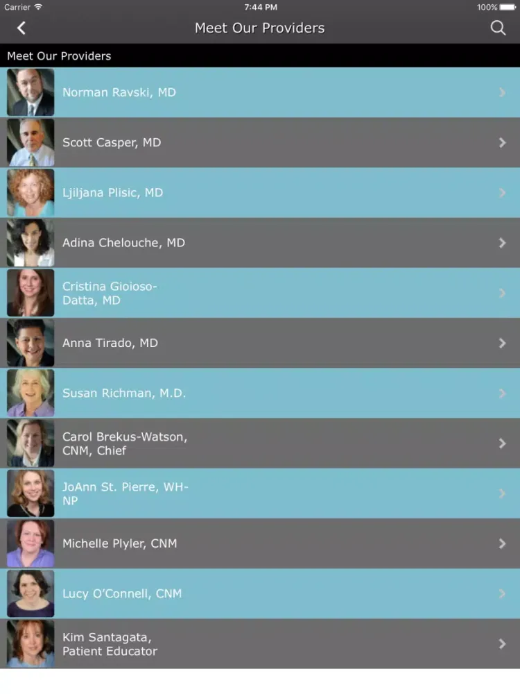 County OB iPad  Screenshots