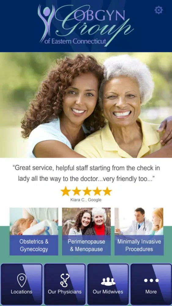 Capturas de tela do OBGYN Group of Eastern CT