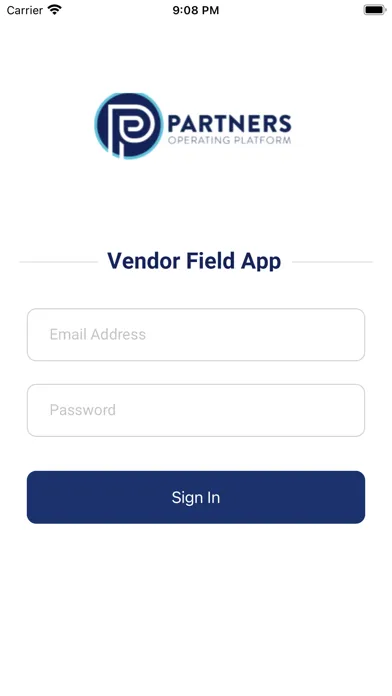 Zrzuty ekranu Partners Operating Platform