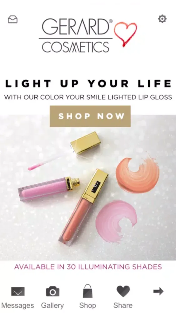 Gerard Cosmetics Ekran Görüntüleri