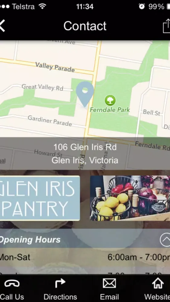Capturas de pantalla de Glen Iris Pantry.