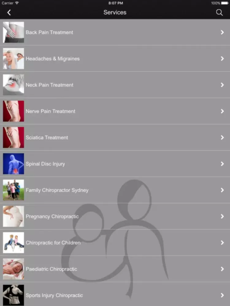 Massey Family Chiropractic iPad  سکرین شاٹس