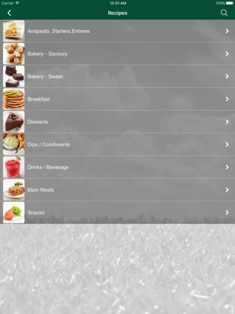 Ảnh chụp màn hình của Orgran Gluten Free iPad 