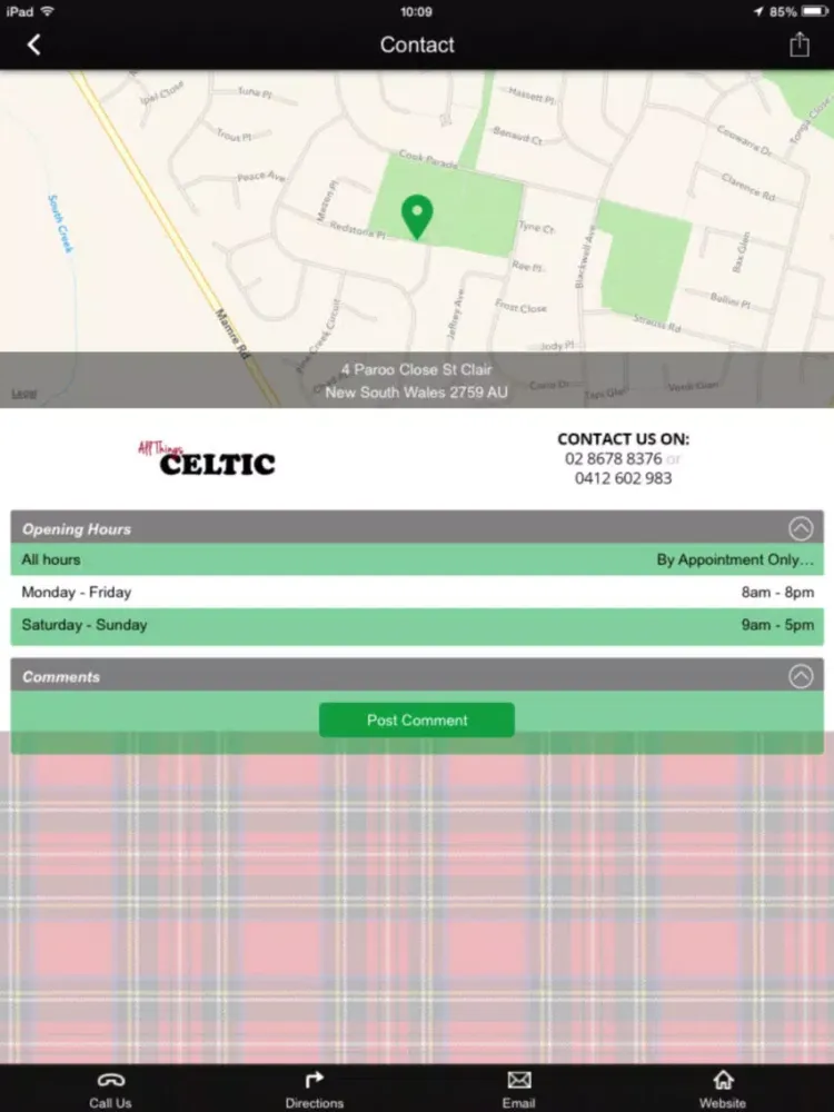 Captures d'écran de All Things Celtic iPad 