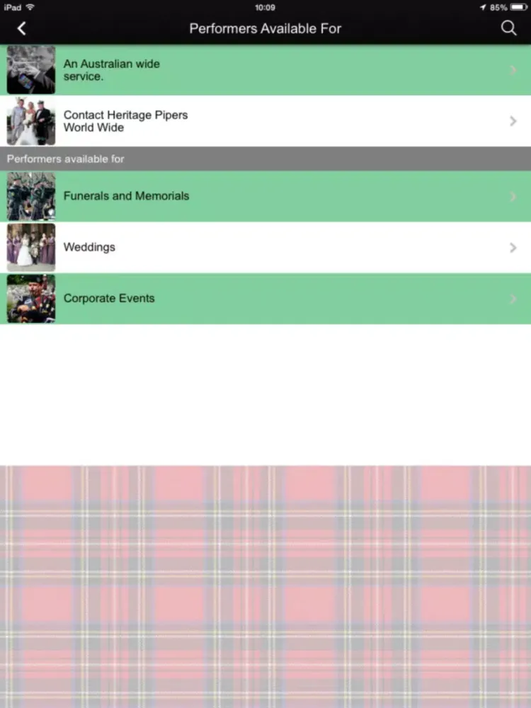 Captures d'écran de All Things Celtic iPad 