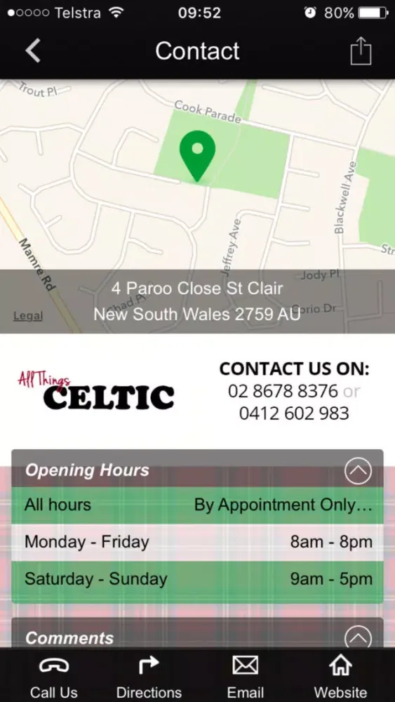 Captures d'écran de All Things Celtic