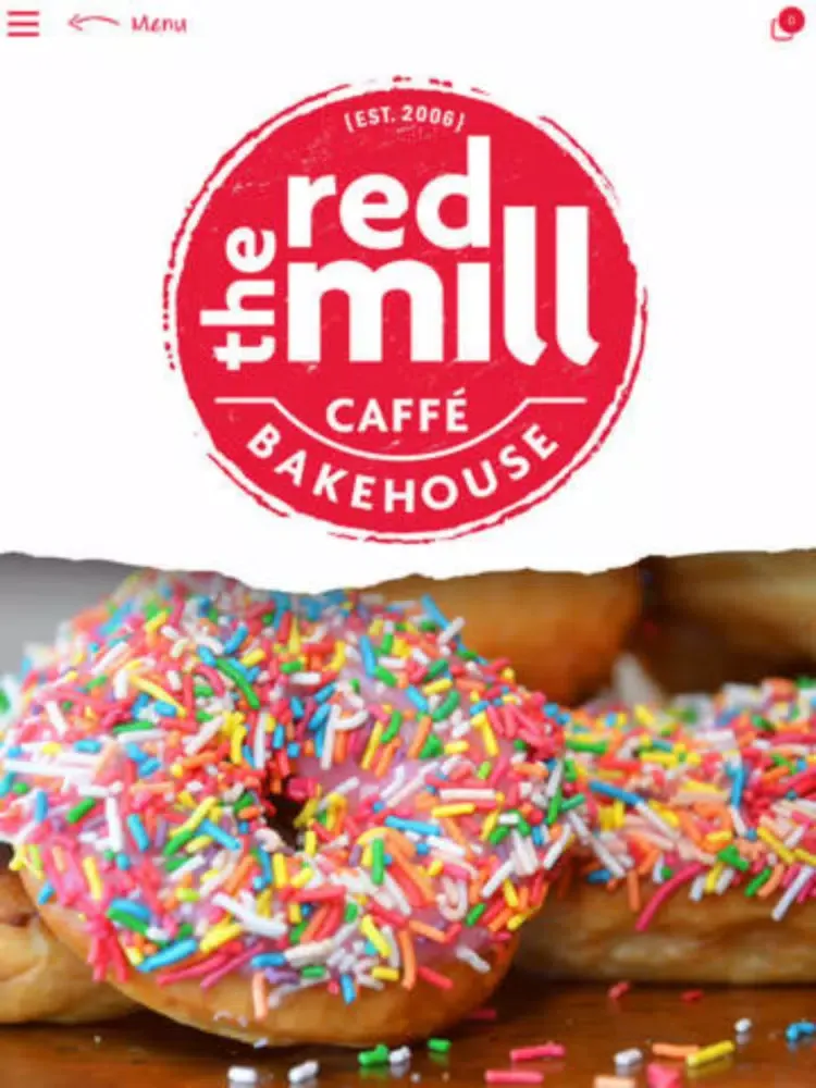 Screenshot di the red mill bakehouse iPad 